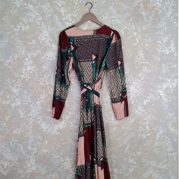 HP! NWT Anthropologie Virginia Wrap Maxi Dress - Picture 5 of 10